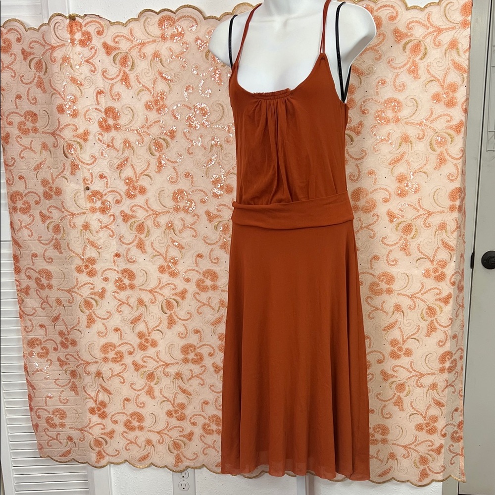 Weston Wear Rust Midi Dress